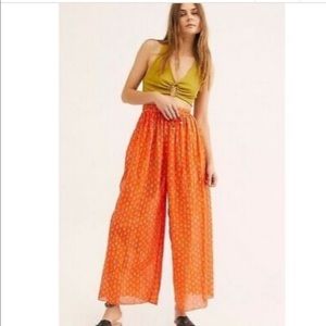 Free people wide leg pants.